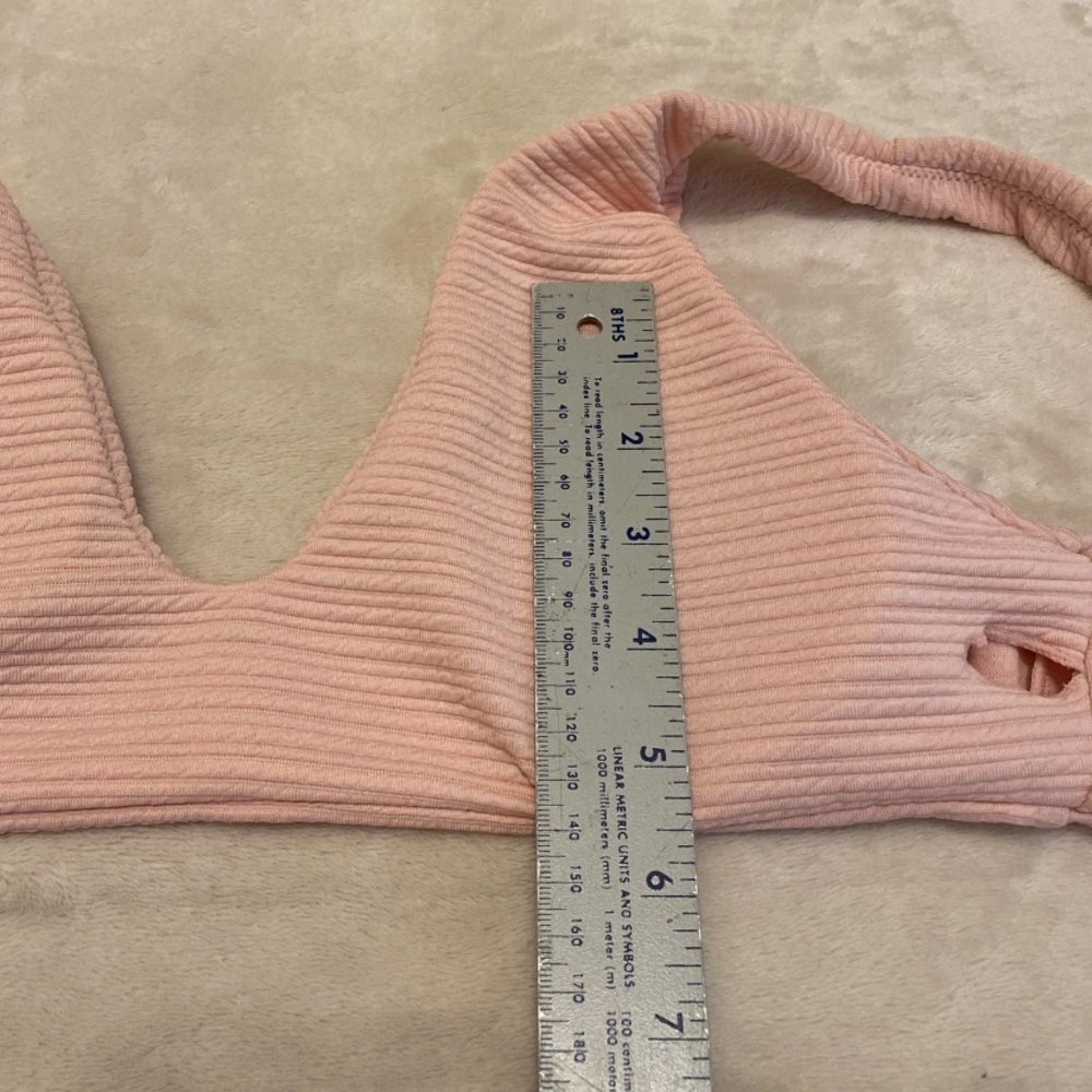 Cupshe Blush Pink Textured Bikini Top - Picture 11 of 12